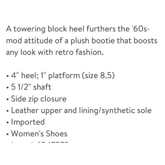 SALE FINAL JEFFREY CAMPBELL FOR FP RETRO SPACE SUEDE BOOTIE - Picture 5 of 6